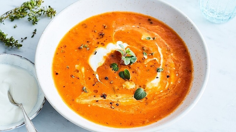 Frische Tomatensuppe